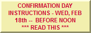 YOU MUST CONFIRM or you will be SCRATCHED 